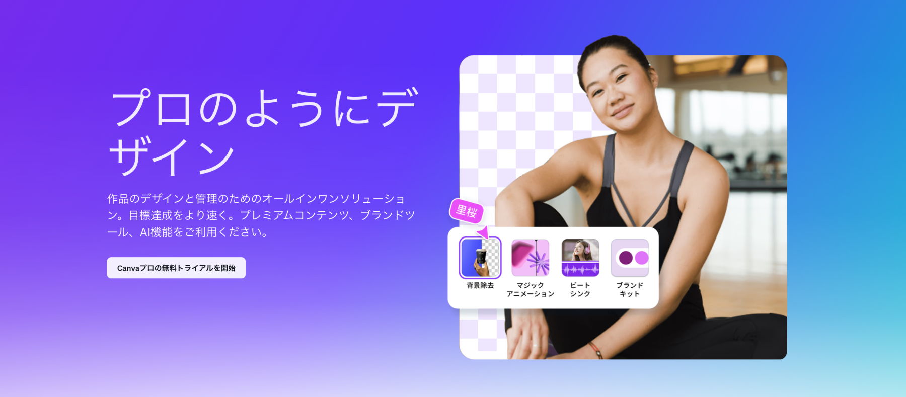 Canvaプロの紹介画像